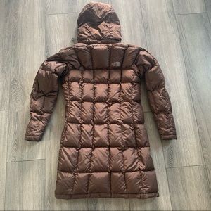 The North Face women’s 600 long puffer jacket, XS